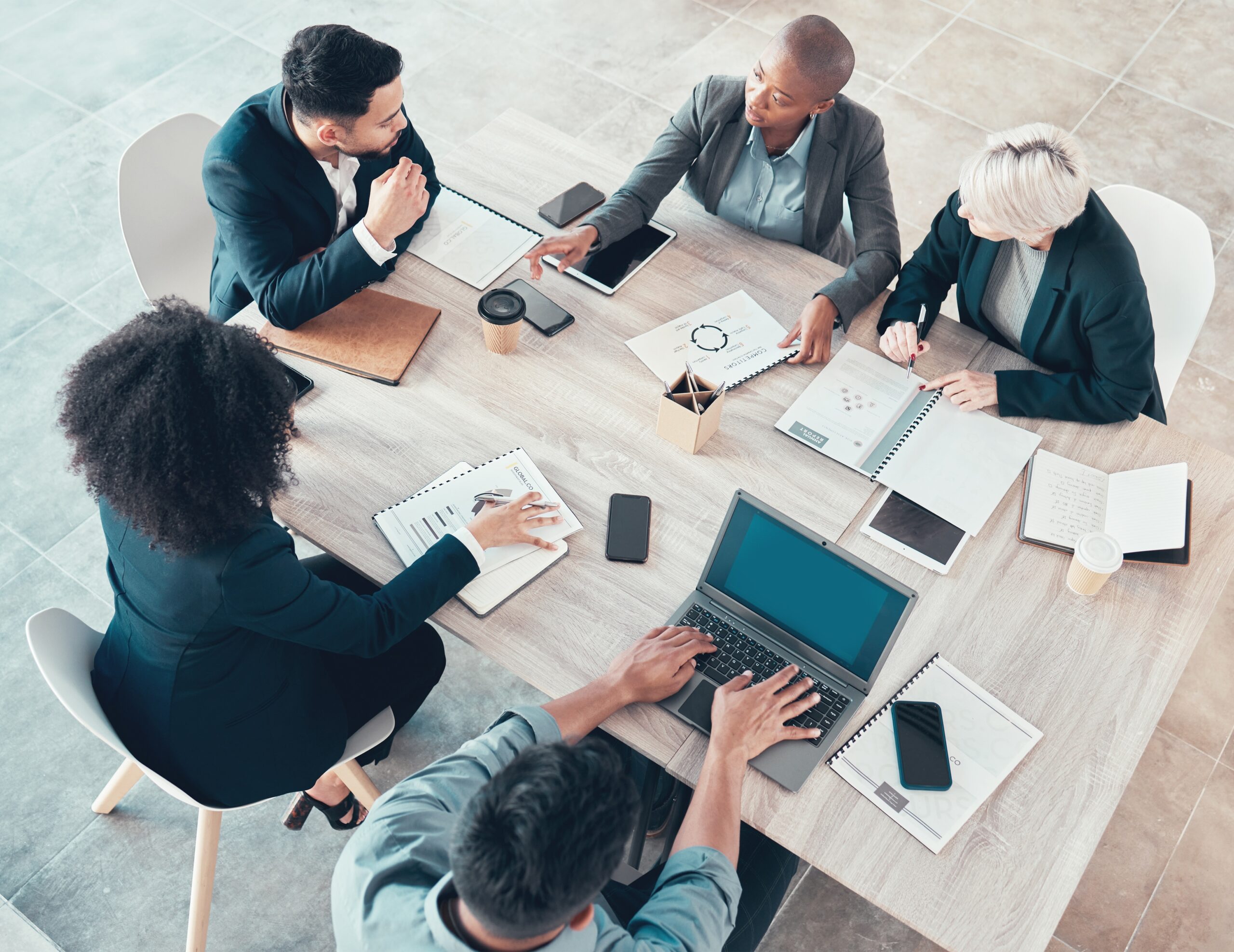 business people having a meeting